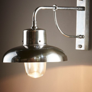 Bridgewater Outdoor Wall Light Silver (RRP $869)