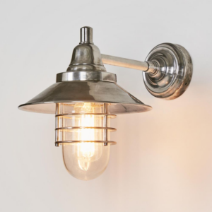 Clark Outdoor Wall Light Antique Silver (RRP $561)