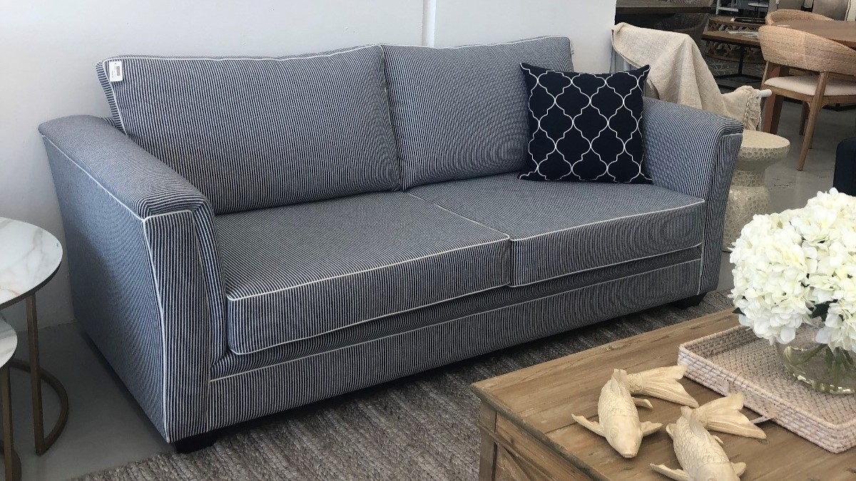 "Brighton" Hamptons Style 3 Seater Lounge, Australian Made to Order in Fabric of your choice (RRP $3499) Now with "Make it a Sofa Bed" option - Image 2