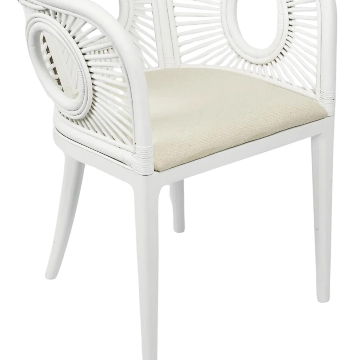 Solstice Dining Chair White, L 60cm W 59cm H 82cm (RRP $569) - Image 3