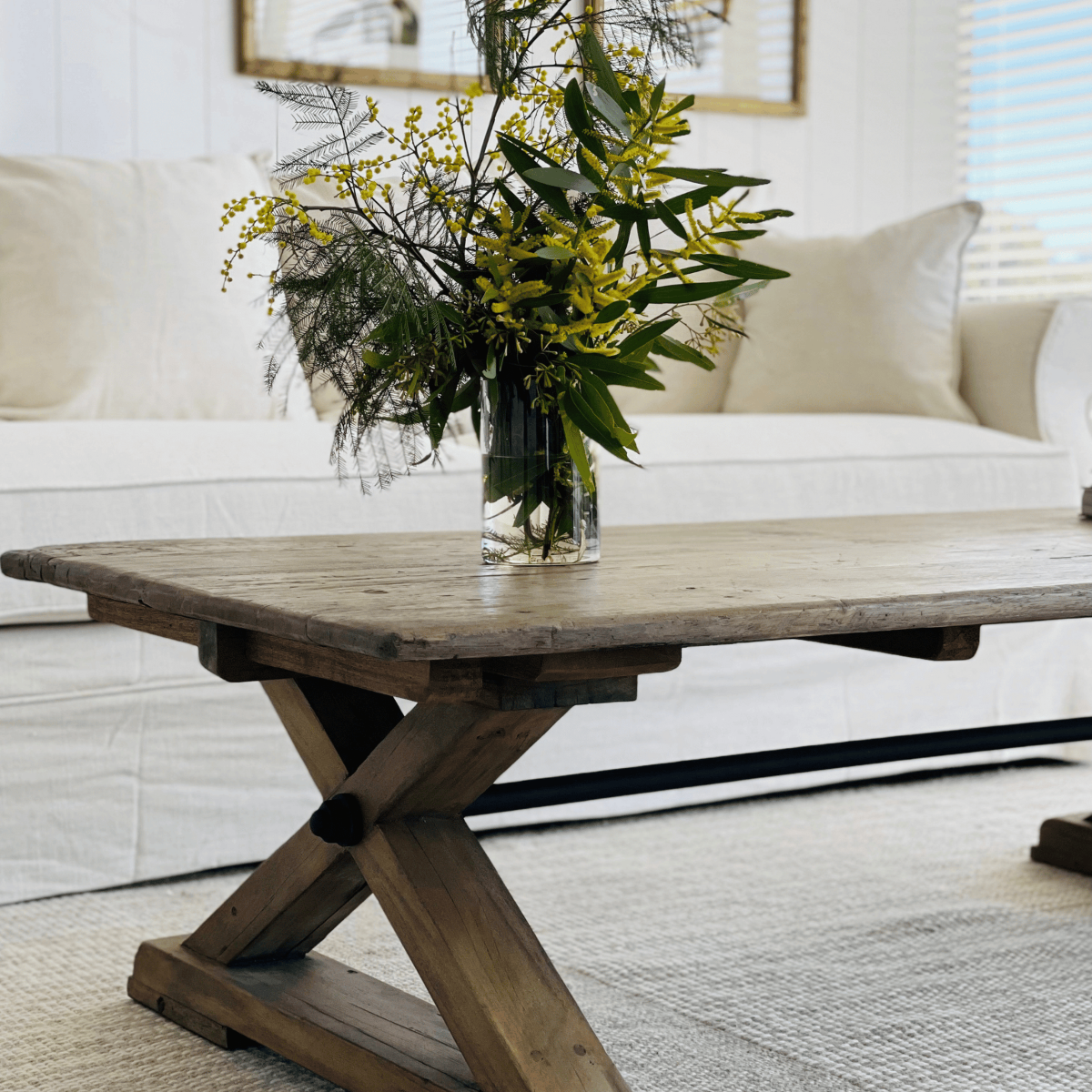 Avalon Hamptons 3 Seat Sofa Ivory, W 226cm D 96cm H 81cm (RRP $3299) - Image 11