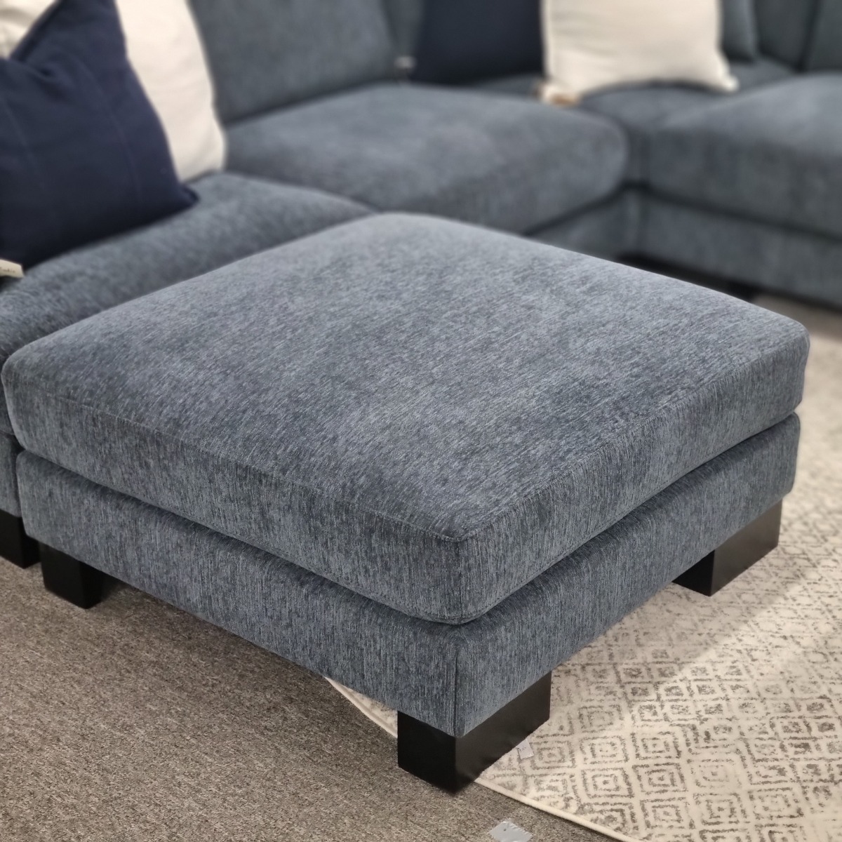 FLOORSTOCK CLEARANCE SALE "Hamilton" Superior Comfort 3 Seater + 2 Seater Fabric Lounge Set, 4 Colours. In Stock, Ready for Delivery (RRP $3499) - Image 4