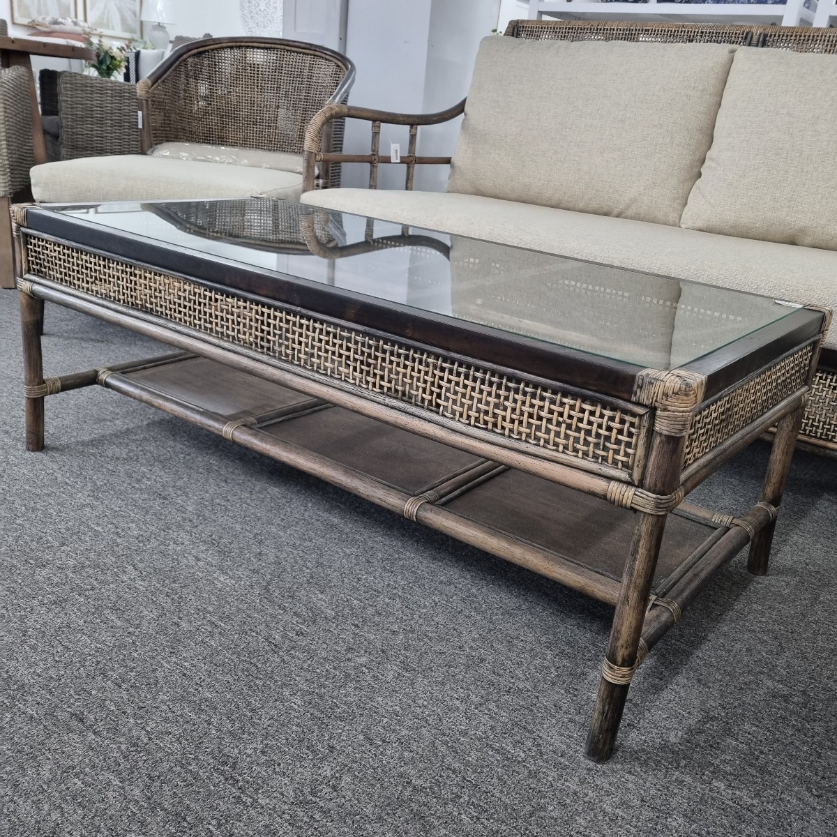 FLOORSTOCK CLEARANCE SALE "Caribbean" British Colonial Style Alfresco 5 Piece Package (RRP $3499) - Image 5