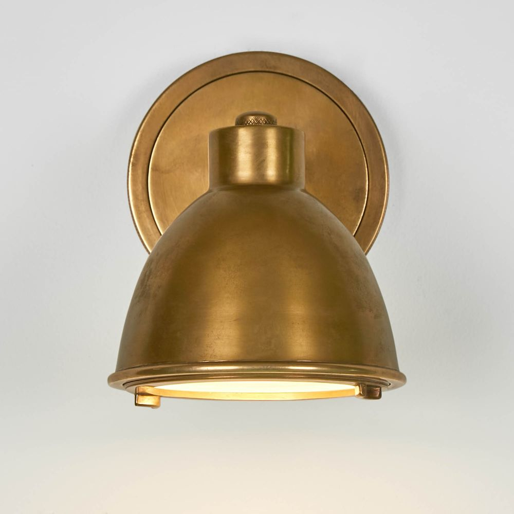 Panama Outdoor Wall Light Antique Brass (RRP $415.80) - Image 2