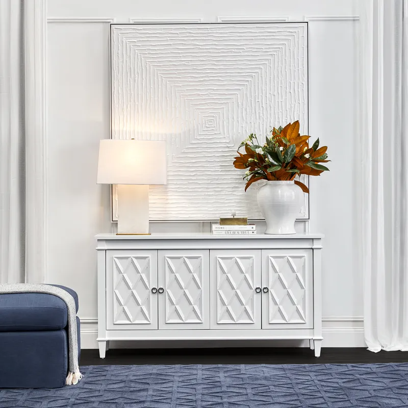 Plantation Buffet White 150cm W x 40cm D x 80cm H (RRP $2999) - Image 2