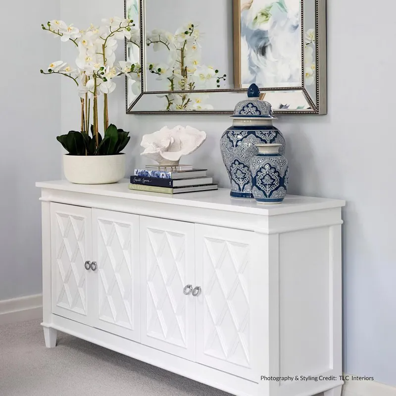 Plantation Buffet White 150cm W x 40cm D x 80cm H (RRP $2999) - Image 4