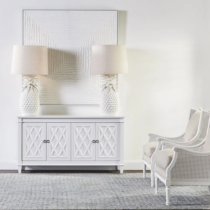 Plantation Buffet White 150cm W x 40cm D x 80cm H (RRP $2999) - Image 5