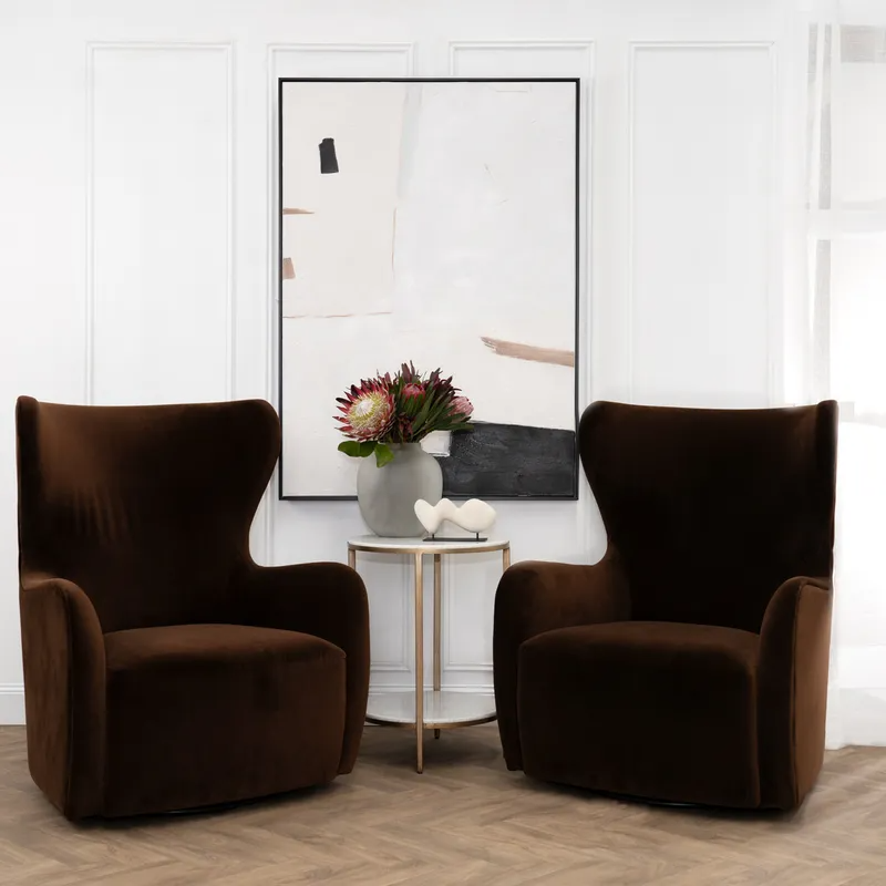 Chloe Stone Side Table Antique Gold, 50cm Dia x 66.5cm H (RRP $1485) - Image 2