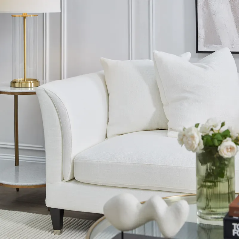Chloe Stone Side Table Antique Gold, 50cm Dia x 66.5cm H (RRP $1485) - Image 8
