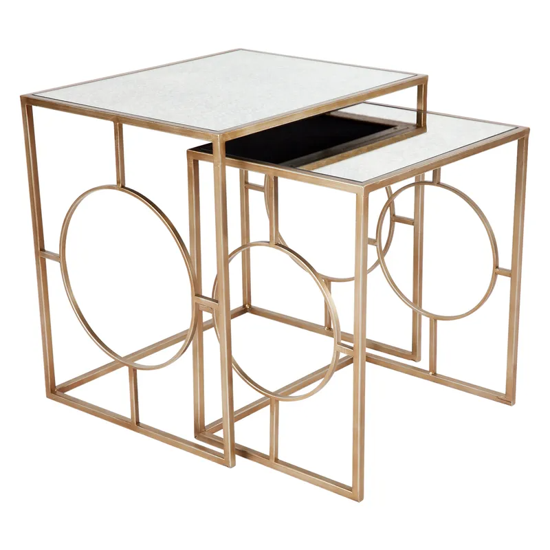 Melrose Nesting Side Tables, 51cm W x 41cm D x 51cm H (RRP $599) - Image 6