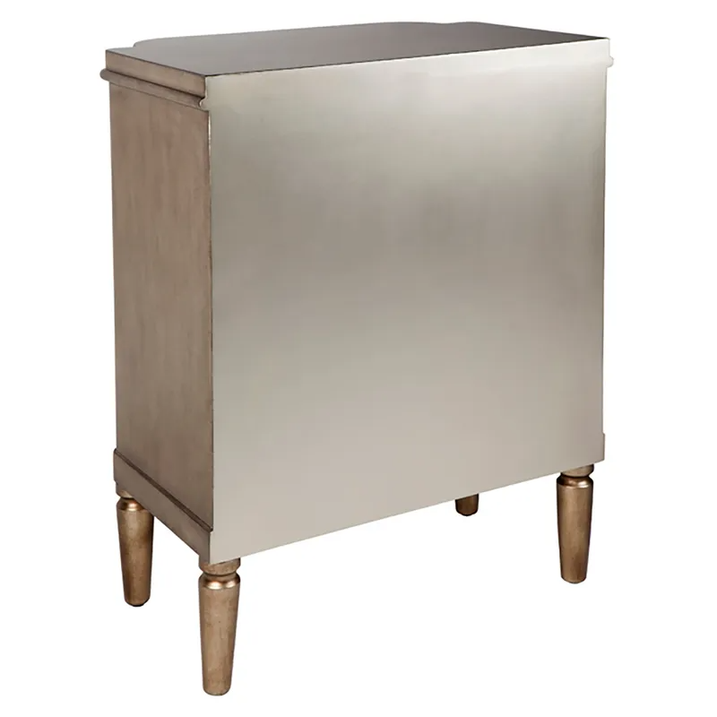 Arielle Bedside Table Antique Gold, 60cm W x 40cm D x 76cm H (RRP $1499) - Image 6