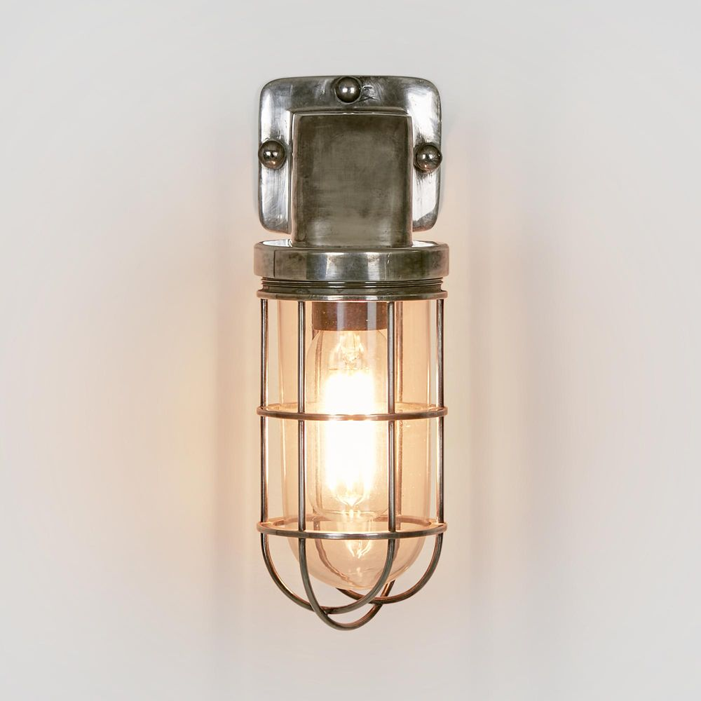 Royal London Outdoor Wall Light Antique Silver (RRP $572) - Image 3