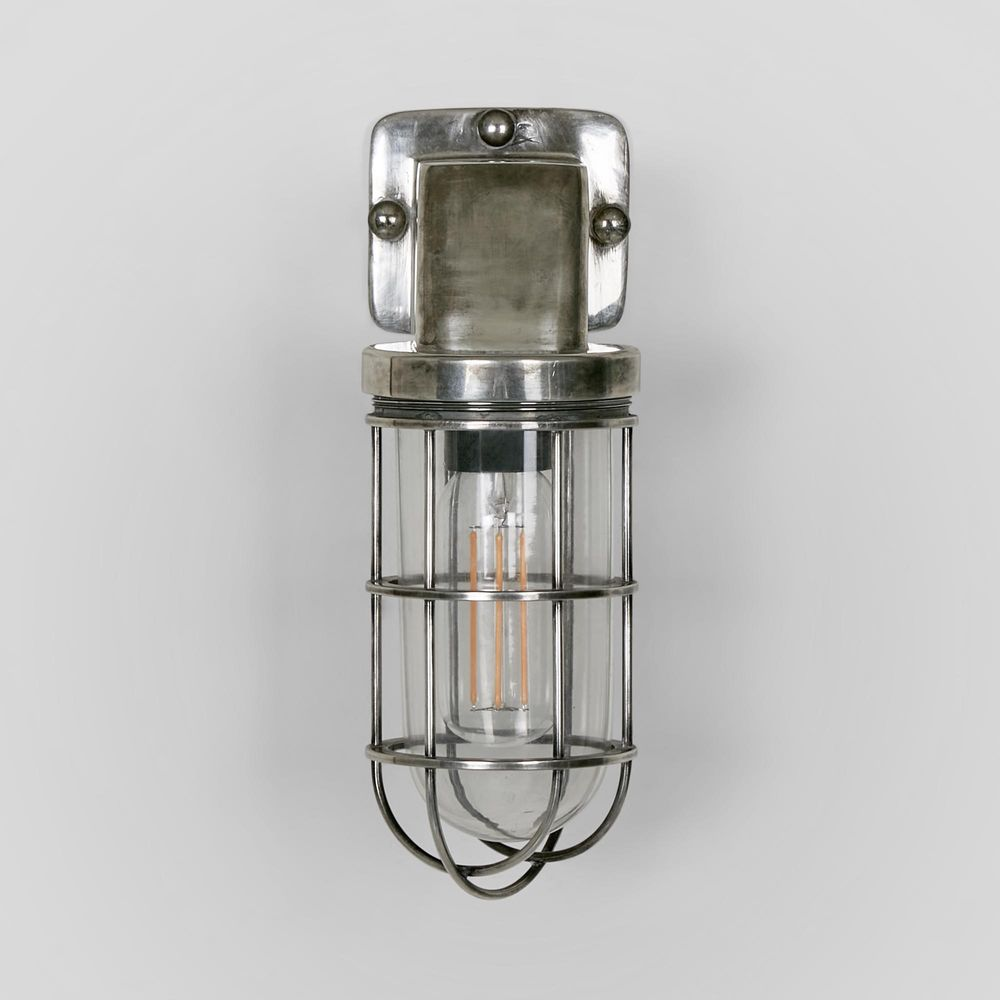 Royal London Outdoor Wall Light Antique Silver (RRP $572) - Image 2