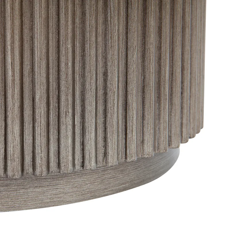 Nomad Round Coffee Table Antique Gold, 90cm Dia x 36cm H (RRP $1749) - Image 5