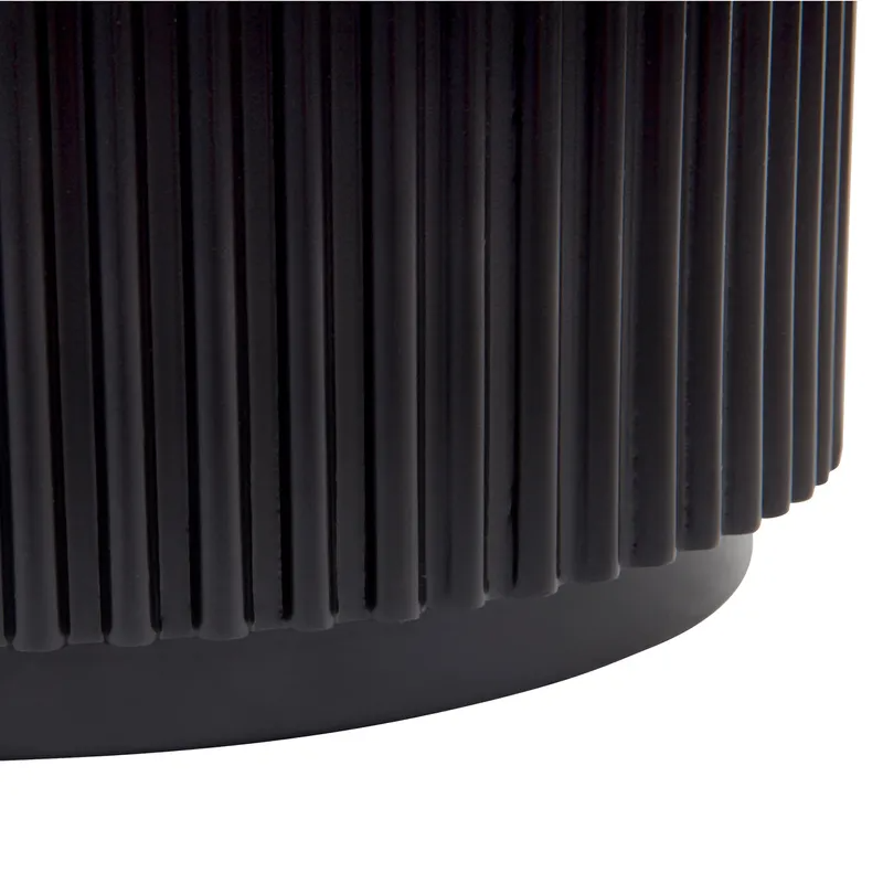 Nomad Round Coffee Table Black, 90cm Dia x 36cm H (RRP $1749) - Image 4