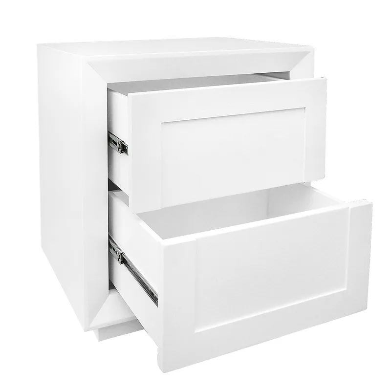 Balmain Tall Bedside Table White, 60cm W x 45cm D x 65cm H (RRP $1419) - Image 6