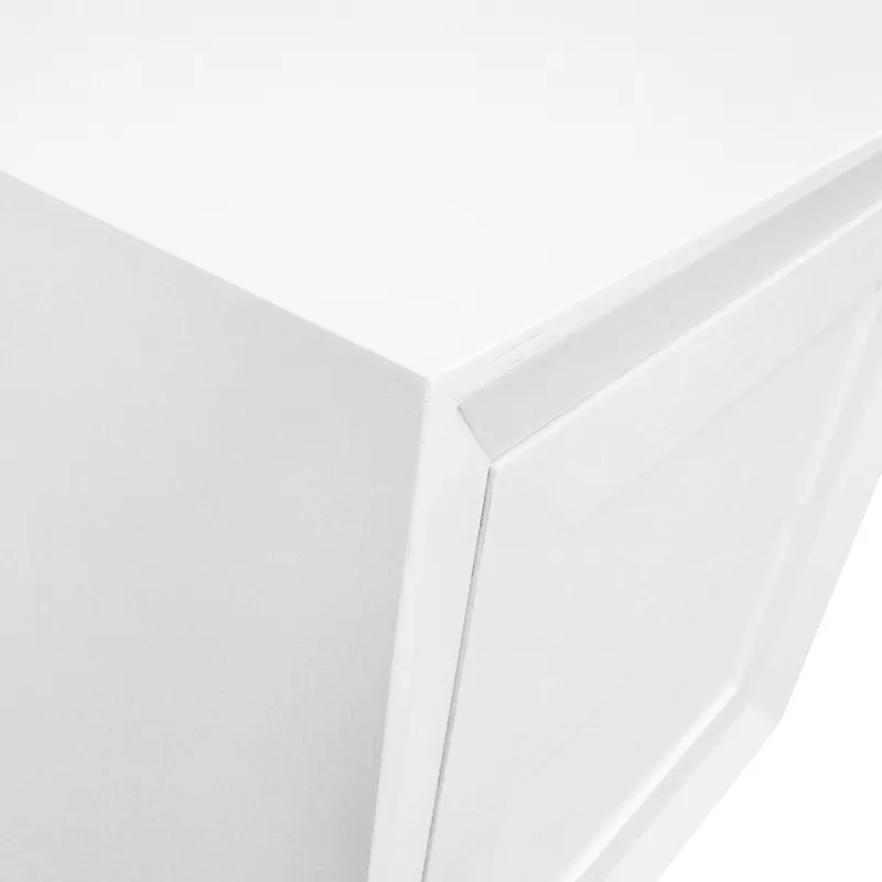 Balmain Tall Bedside Table White, 60cm W x 45cm D x 65cm H (RRP $1419) - Image 7