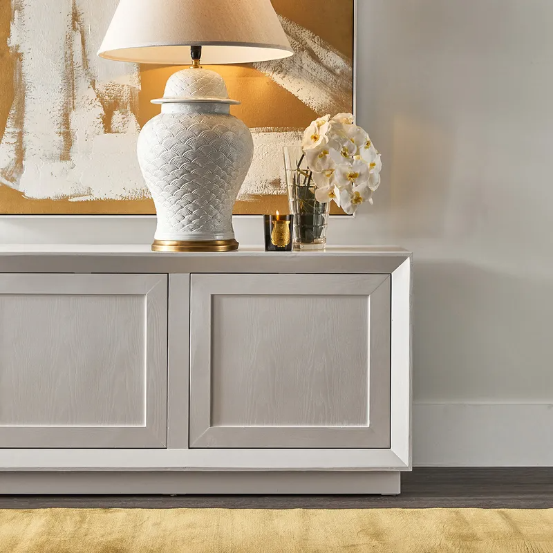 Balmain Buffet Large White 200cm W x 45cm D x 70cm H (RRP $3509) - Image 2