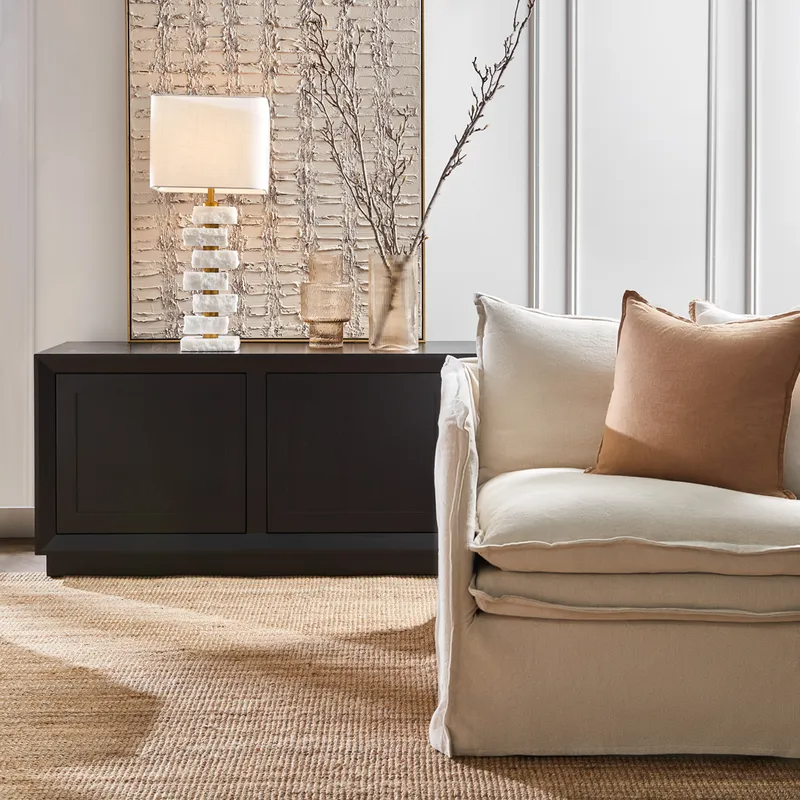 Balmain Buffet Large Black 200cm W x 45cm D x 70cm H (RRP $3509) - Image 2