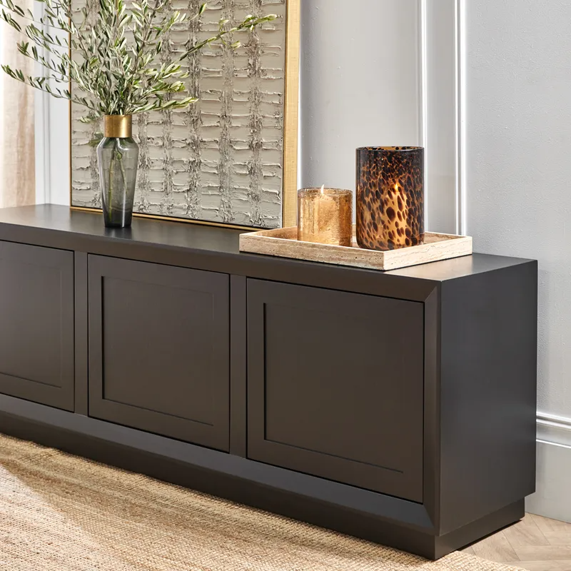 Balmain Buffet Large Black 200cm W x 45cm D x 70cm H (RRP $3509) - Image 3