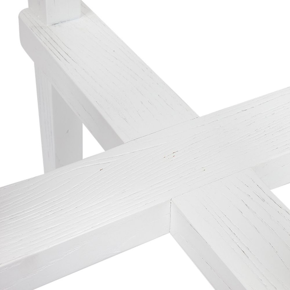 Cape Byron Rattan Kitchen Stool White, 43cm W x 38cm D x 65cm H (RRP $699) - Image 4