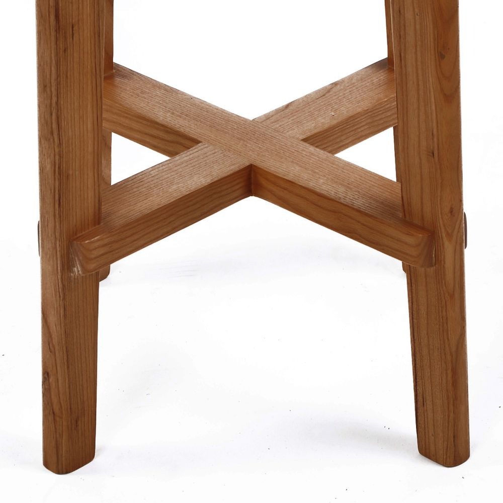 Cape Byron Rattan Kitchen Stool Natural, 43cm W x 38cm D x 65cm H (RRP $649) - Image 4