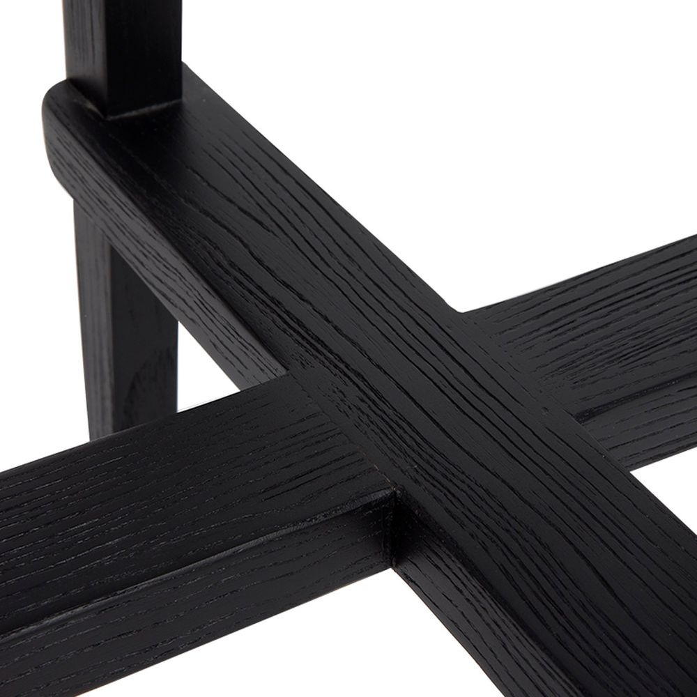 Cape Byron Rattan Kitchen Stool Black, 43cm W x 38cm D x 65cm H (RRP $649) - Image 6
