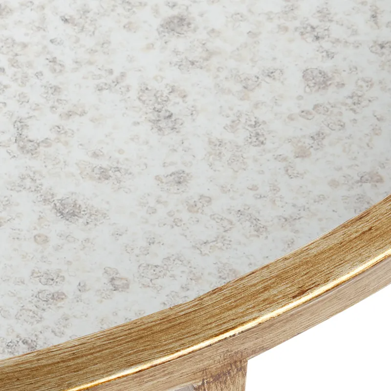 Serene Nesting Coffee Tables Antique Gold, 95cm Dia x 40cm H (RRP $2277) - Image 6