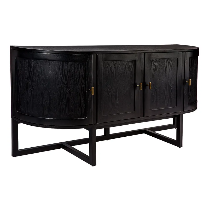 Theodore Buffet Black 160cm W x 45cm D x 80cm H (RRP $3509) - Image 3