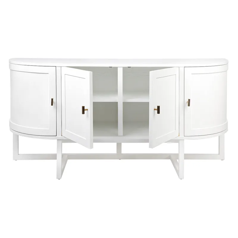 Theodore Buffet White 160cm W x 45cm D x 80cm H (RRP $3499) - Image 5