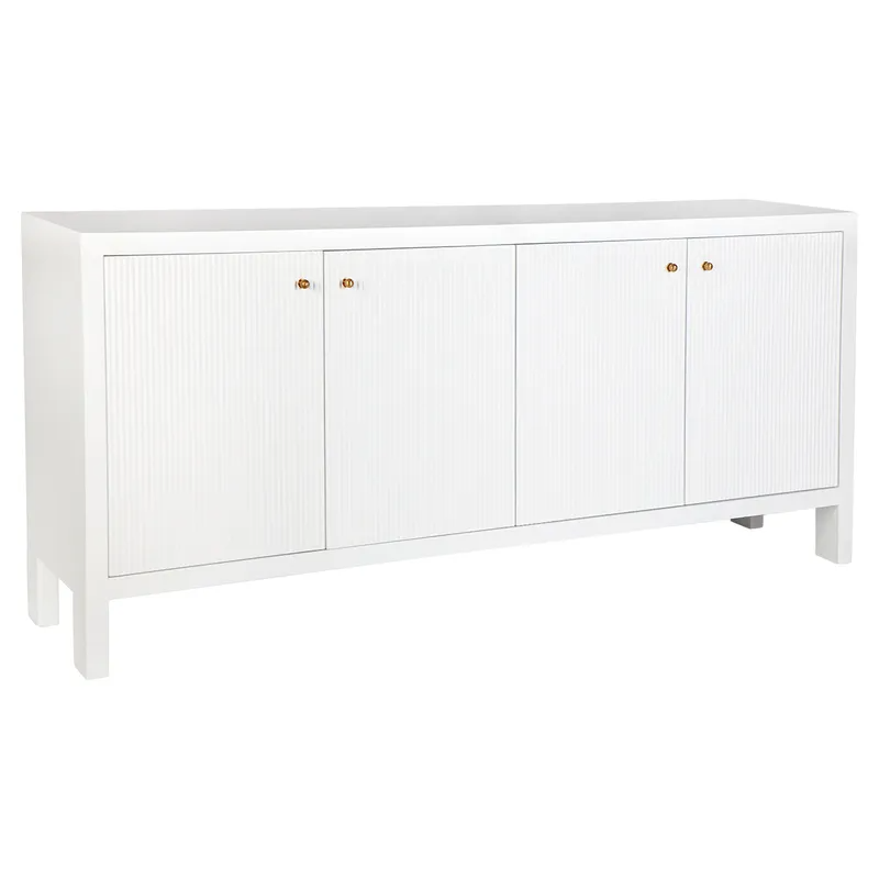 Ariana Buffet White 180cm W x 40cm D x 83cm H (RRP $3025) - Image 3