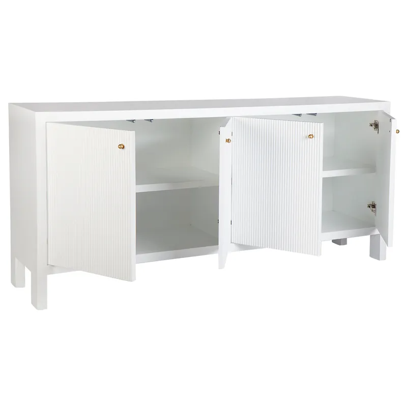 Ariana Buffet White 180cm W x 40cm D x 83cm H (RRP $3025) - Image 4