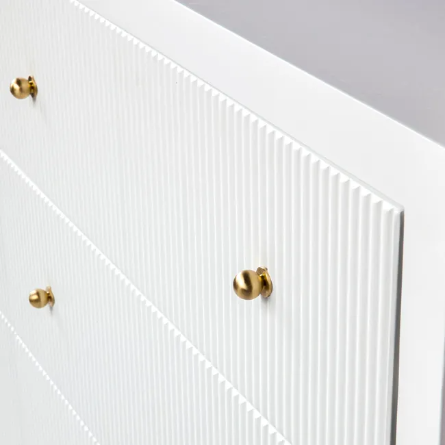 Ariana 6 Drawer Chest White, 160cm W x 40cm D x 83cm H (RRP $2849) - Image 6
