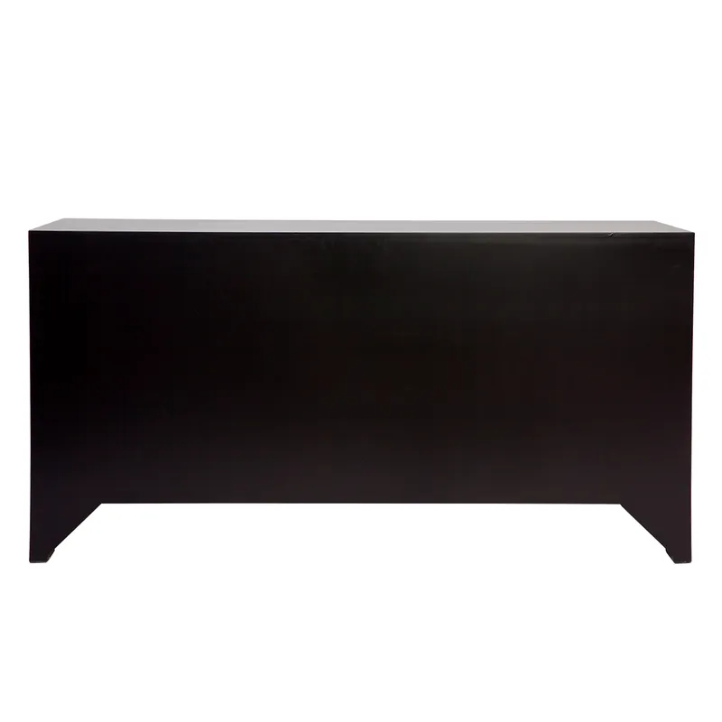 Ariana 6 Drawer Chest Black, 160cm W x 40cm D x 83cm H (RRP $2849) - Image 5