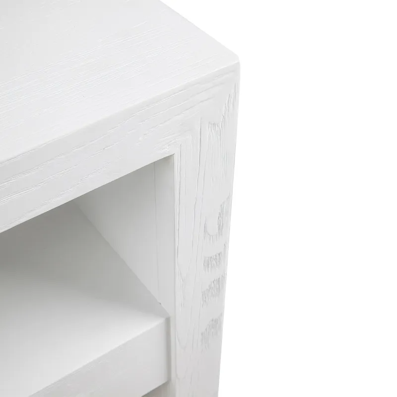 Axel Side Table White, 60cm W x 40cm D x 60cm H (RRP $1089) - Image 3