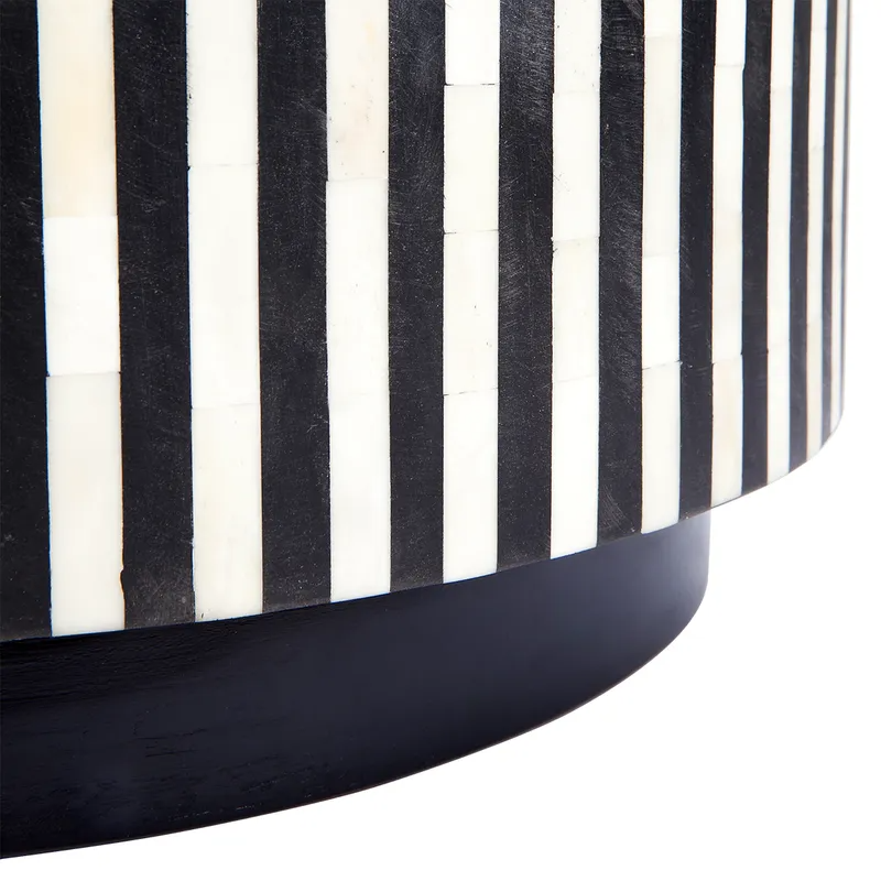 Makayla Side Table Black, 50cm Dia x 60cm H (RRP $2189) - Image 5