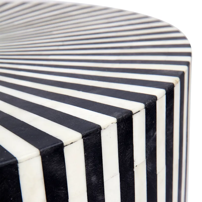 Makayla Side Table Black, 50cm Dia x 60cm H (RRP $2189) - Image 7