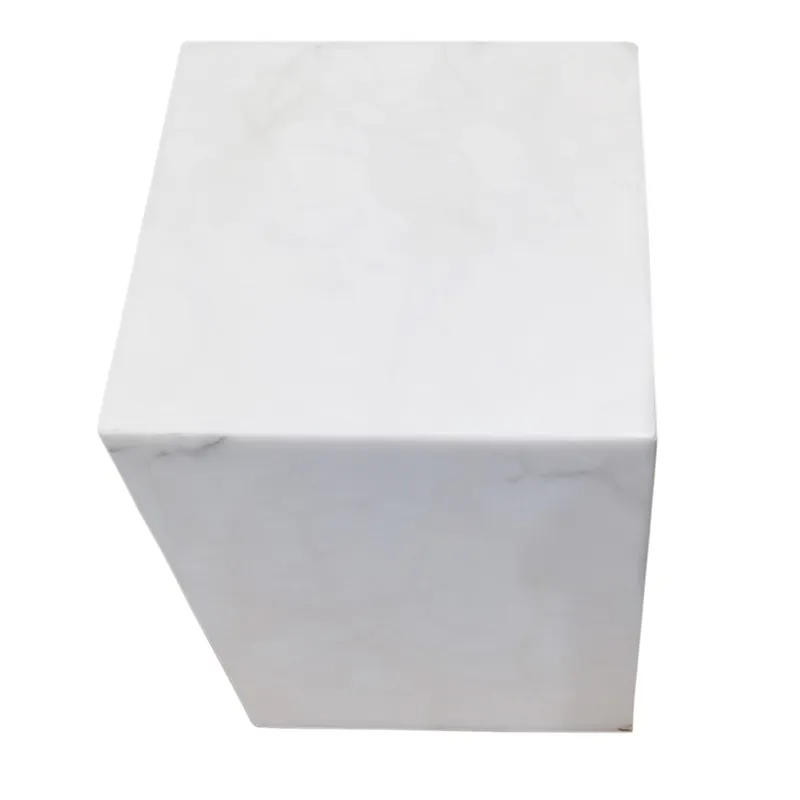 Hendrix Alabaster Side Table, 35cm W x 35cm D x 50cm H (RRP $1397) - Image 4