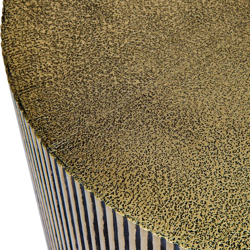 Chadwick Coffee Table Brass, 80cm Dia x 40cm H (RRP $2541) - Image 6