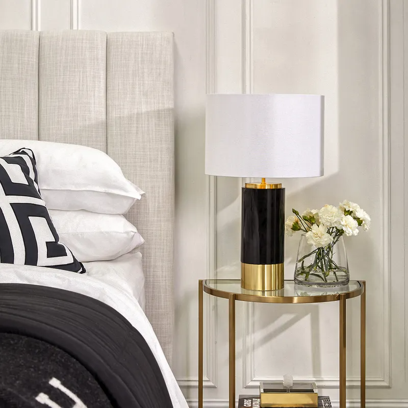 Soho King Bedhead Off White Linen, 195cm W x 10cm D x 140cm H (RRP $1529) - Image 2