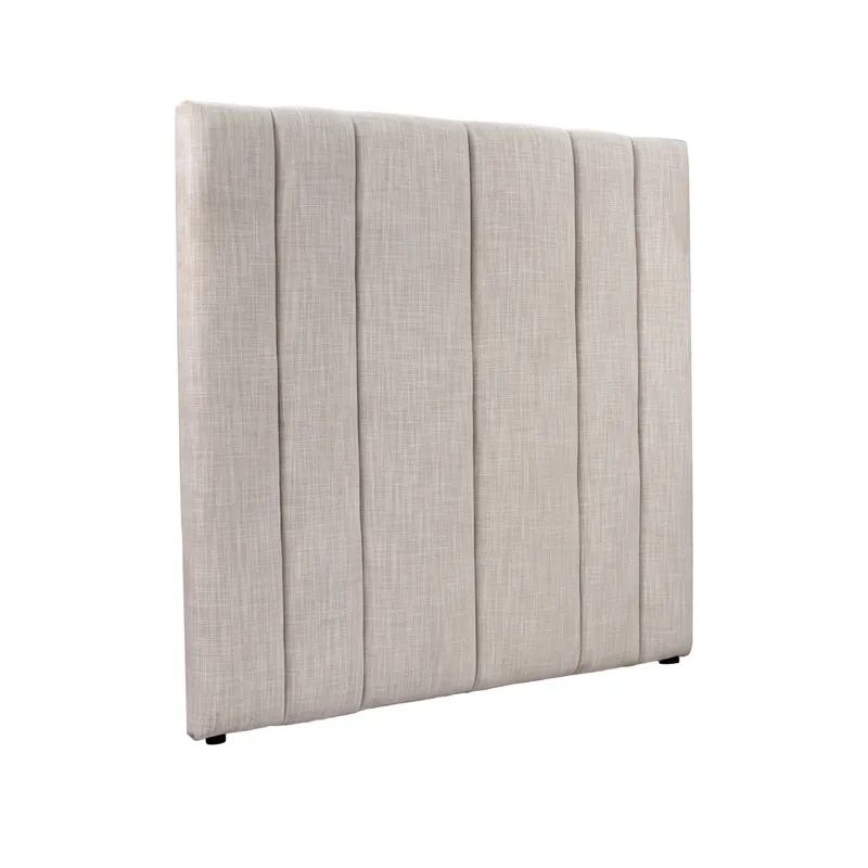 Soho King Bedhead Off White Linen, 195cm W x 10cm D x 140cm H (RRP $1529) - Image 3
