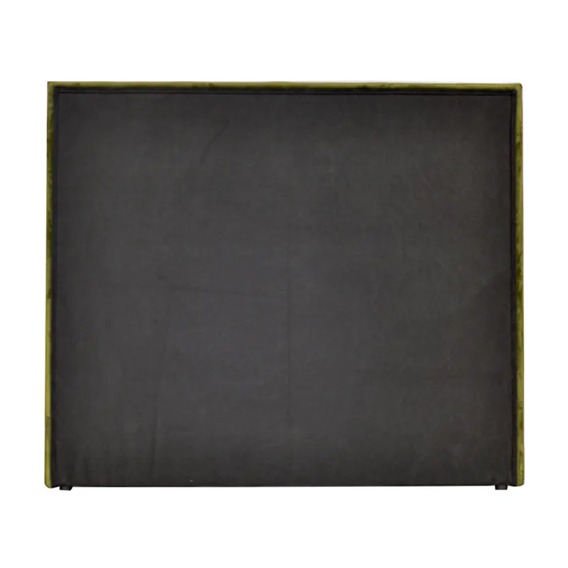 Soho Queen Bedhead Olive Velvet, 165cm W x 10cm D x 140cm H (RRP $1199) - Image 3