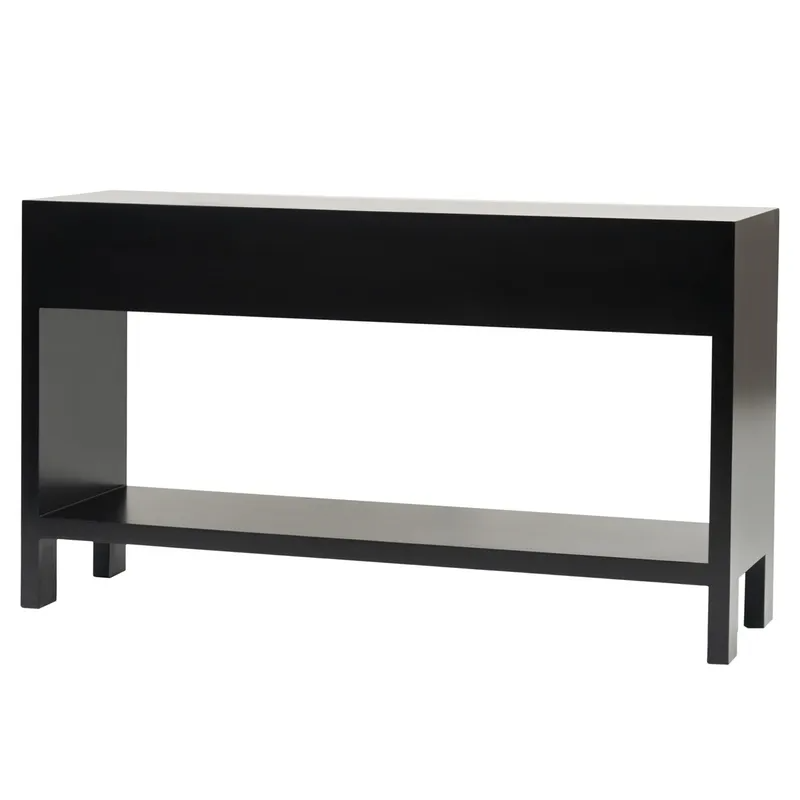 Ariana Console Table Black, 140cm W x 40cm D x 80cm H (RRP $2079) - Image 5