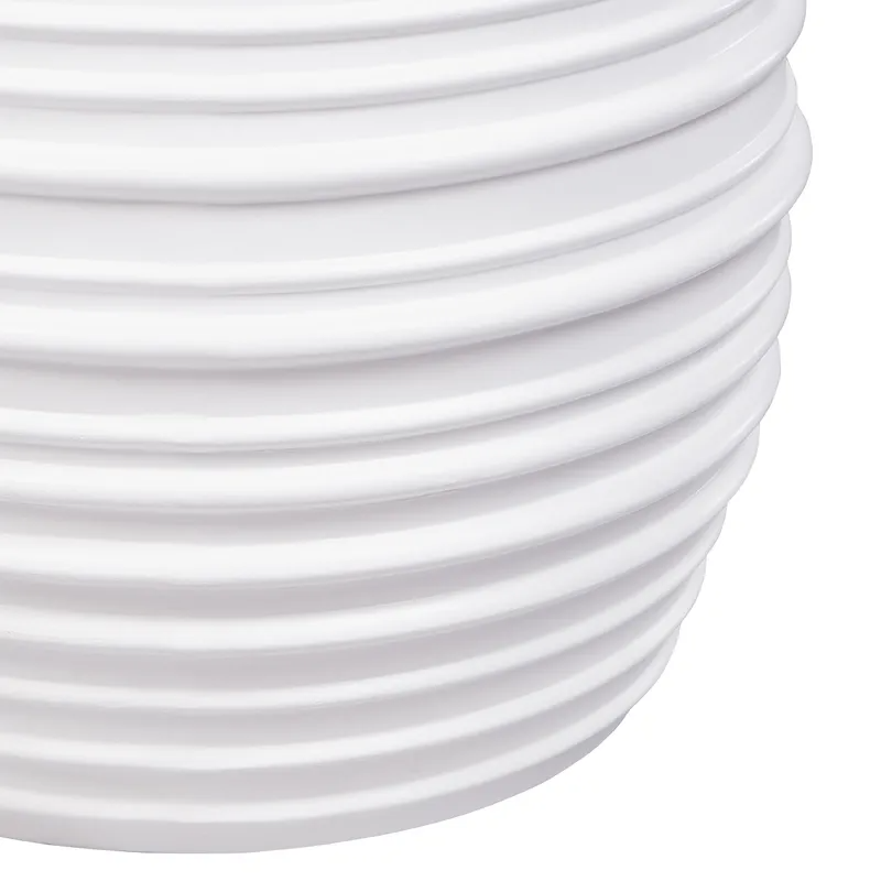 Casa Concrete Stool White, 48cm W x 48cm D x 46cm H (RRP $649) - Image 5