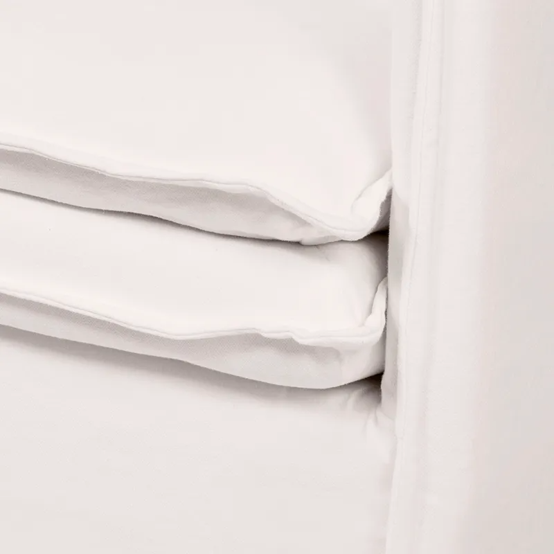 Palm Beach Slip Cover Arm Chair White Linen, 100cm W x 97cm D x89cm H (RRP $2409) - Image 6