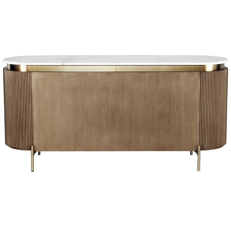 Demarco 6 Drawer Chest Antique Gold, 170cm W x 50cm D x 81cm H (RRP $5709) - Image 3