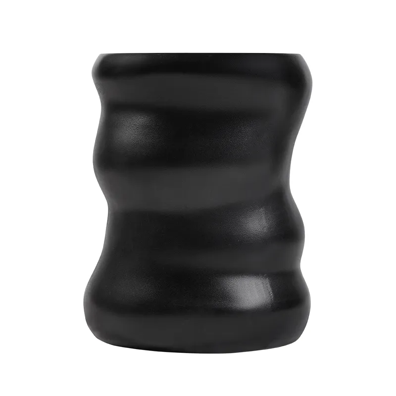Dune Concrete Stool Black, 39cm W x 39cm D x 46cm H (RRP $407) - Image 3
