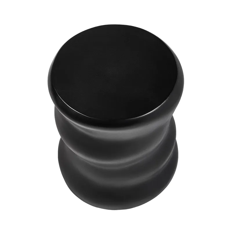 Dune Concrete Stool Black, 39cm W x 39cm D x 46cm H (RRP $407) - Image 6