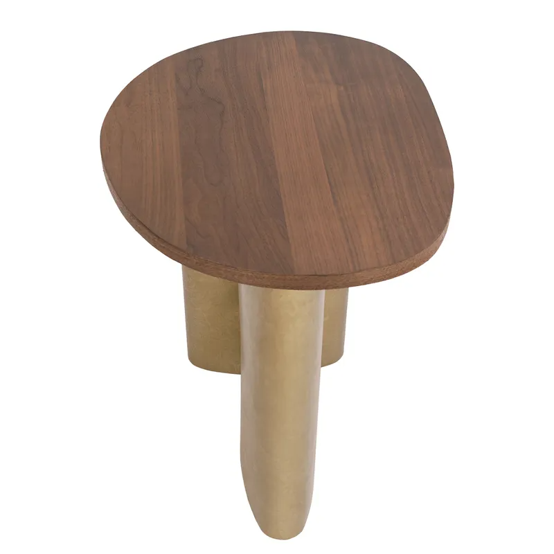 Audrey Large Side Table Walnut, 59.5cm W x 48cm D x 60cm H (RRP $473) - Image 3