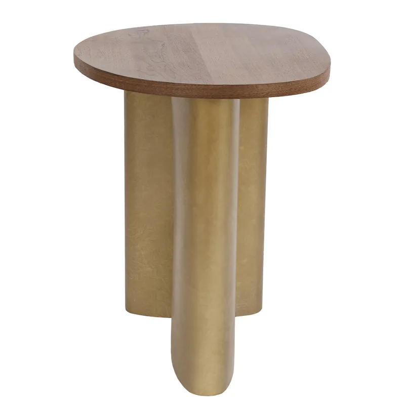 Audrey Large Side Table Walnut, 59.5cm W x 48cm D x 60cm H (RRP $473) - Image 4